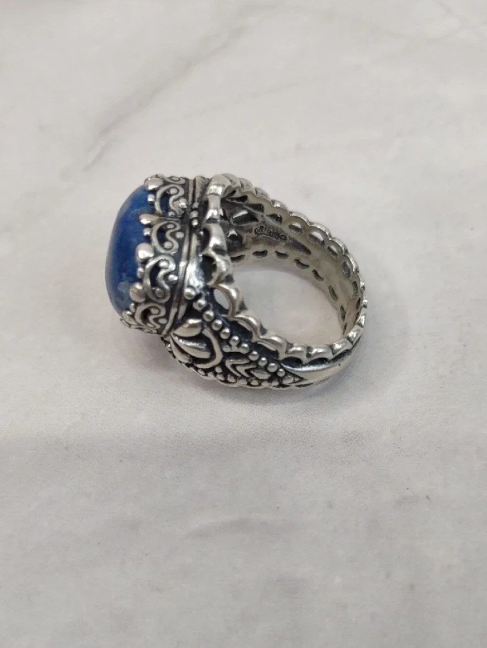 Sincerely Southwest By Carolyn Pollack Lapis/Sterling Silver Ring